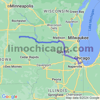 Travel from Elma to Midway airport Limousine service to Midway airport (MDW)