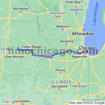 Travel from Garwin to Chicago Loop Limousine service to Chicago Loop