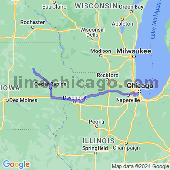 Travel from Janesville to Midway airport Limousine service to Midway airport (MDW)