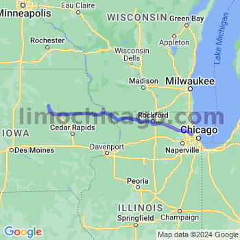Travel from Janesville to O'Hare airport Limousine service to O'Hare airport (ORD)