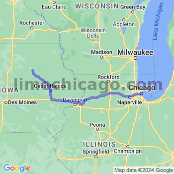 Travel from Janesville to Chicago Loop Limousine service to Chicago Loop