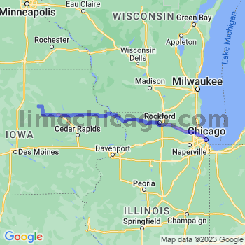 Travel from Kesley to Chicago Loop Limousine service to Chicago Loop