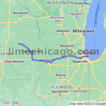 Travel from New Hartford to Chicago Loop Limousine service to Chicago Loop