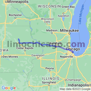 Travel from Readlyn to Chicago Loop Limousine service to Chicago Loop