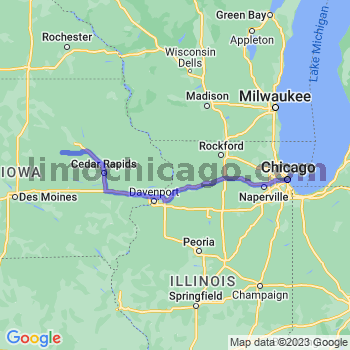 Travel from Reinbeck to Chicago Loop Limousine service to Chicago Loop