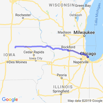 Travel from Steamboat Rock to Chicago Loop Limousine service to Chicago Loop