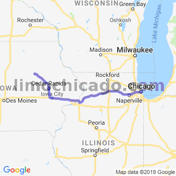 Travel from Evansdale to Chicago Loop Limousine service to Chicago Loop