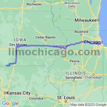Travel from Blockton to Midway airport Limousine service to Midway airport (MDW)