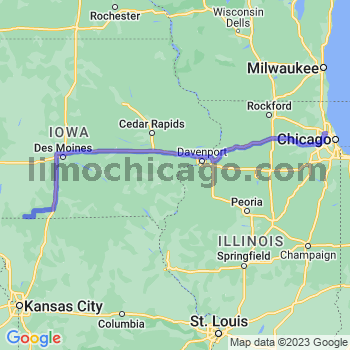 Travel from Blockton to O'Hare airport Limousine service to O'Hare airport (ORD)