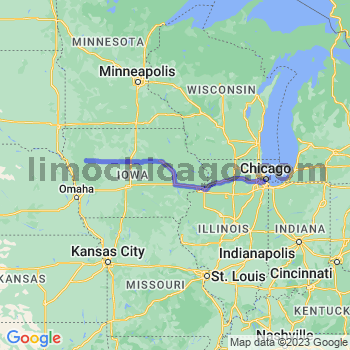 Travel from Holstein to Midway airport Limousine service to Midway airport (MDW)
