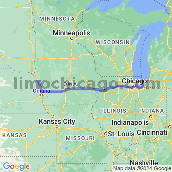 Travel from Hornick to Midway airport Limousine service to Midway airport (MDW)