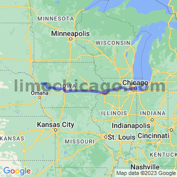 Travel from Mapleton to Chicago Loop Limousine service to Chicago Loop