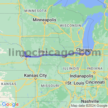Travel from Onawa to Midway airport Limousine service to Midway airport (MDW)