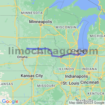 Travel from Schaller to Midway airport Limousine service to Midway airport (MDW)