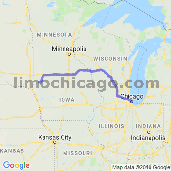 Travel from Boyden to Chicago Loop Limousine service to Chicago Loop