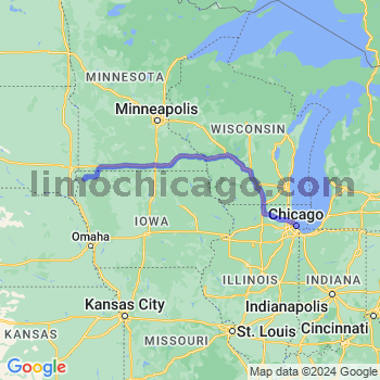 Travel from Doon to Chicago Loop Limousine service to Chicago Loop
