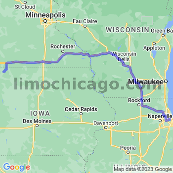Travel from Arnolds Park to Midway airport Limousine service to Midway airport (MDW)