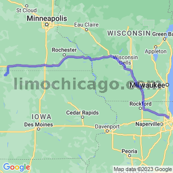 Travel from Arnolds Park to O'Hare airport Limousine service to O'Hare airport (ORD)