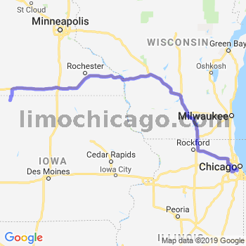 Travel from Estherville to Midway airport Limousine service to Midway airport (MDW)