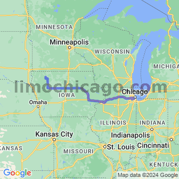 Travel from Everly to Midway airport Limousine service to Midway airport (MDW)