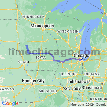 Travel from Melvin to Midway airport Limousine service to Midway airport (MDW)
