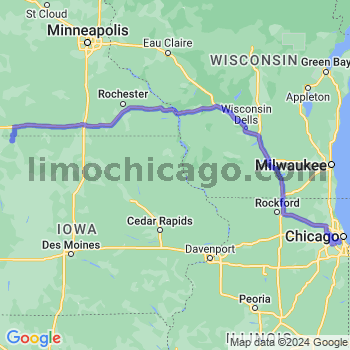 Travel from Superior to Midway airport Limousine service to Midway airport (MDW)