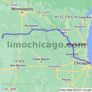 Travel from Superior to Chicago Loop Limousine service to Chicago Loop