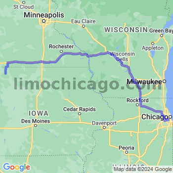 Travel from Terril to Midway airport Limousine service to Midway airport (MDW)