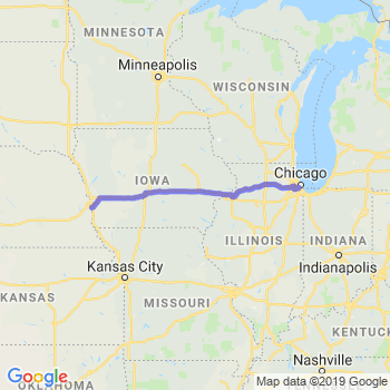 Travel from Council Bluffs to Midway airport Limousine service to Midway airport (MDW)