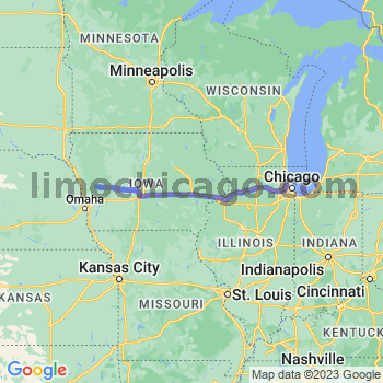 Travel from Dow City to O'Hare airport Limousine service to O'Hare airport (ORD)