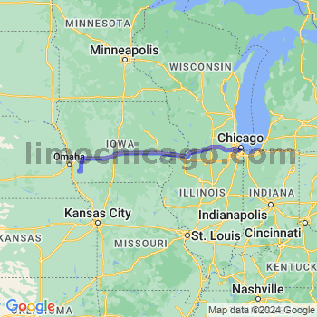 Travel from Hastings to Midway airport Limousine service to Midway airport (MDW)