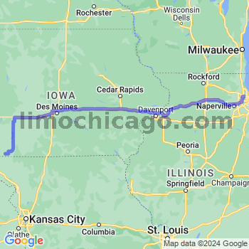 Travel from Coin to O'Hare airport Limousine service to O'Hare airport (ORD)