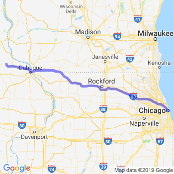 Travel from Colesburg to Chicago Loop Limousine service to Chicago Loop