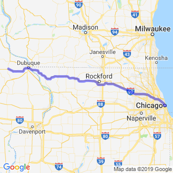 Travel from Dyersville to Chicago Loop Limousine service to Chicago Loop