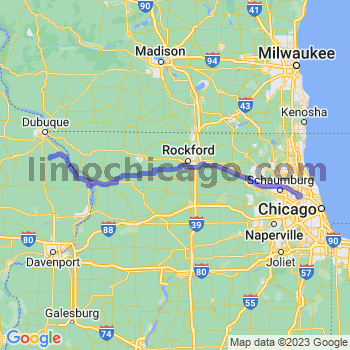 Travel from La Motte to O'Hare airport Limousine service to O'Hare airport (ORD)