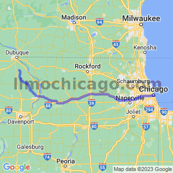 Travel from La Motte to Chicago Loop Limousine service to Chicago Loop