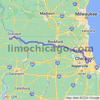 Travel from Peosta to Midway airport Limousine service to Midway airport (MDW)