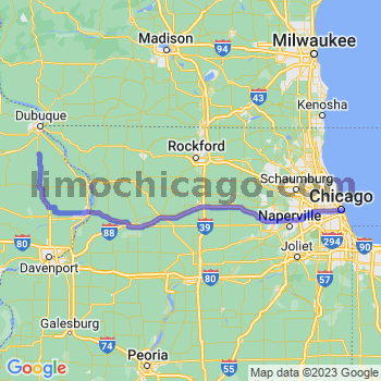 Travel from Zwingle to Chicago Loop Limousine service to Chicago Loop