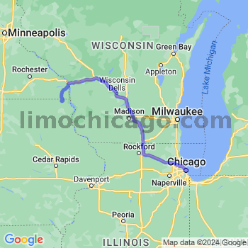 Travel from Dorchester to Chicago Loop Limousine service to Chicago Loop