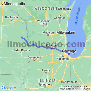 Travel from Elgin to Chicago Loop Limousine service to Chicago Loop