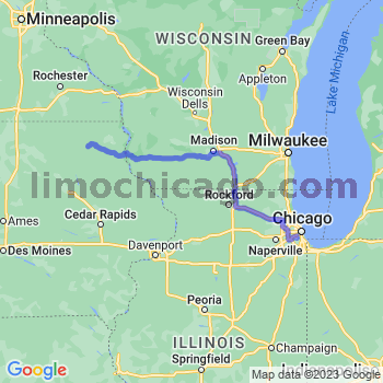 Travel from Fort Atkinson to Midway airport Limousine service to Midway airport (MDW)