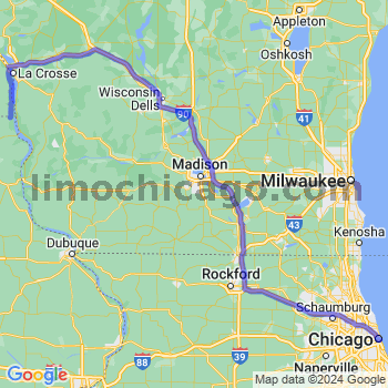 Travel from New Albin to Chicago Loop Limousine service to Chicago Loop
