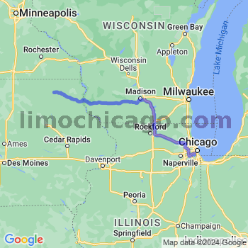 Travel from Protivin to Midway airport Limousine service to Midway airport (MDW)