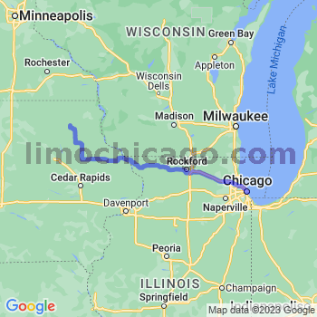 Limousine service to Chicago Loop