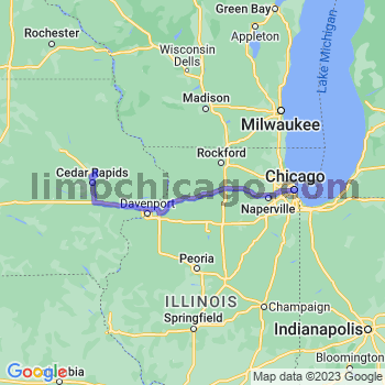 Travel from Alburnett to Chicago Loop Limousine service to Chicago Loop
