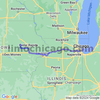 Travel from Dysart to Midway airport Limousine service to Midway airport (MDW)