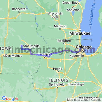 Travel from Dysart to O'Hare airport Limousine service to O'Hare airport (ORD)