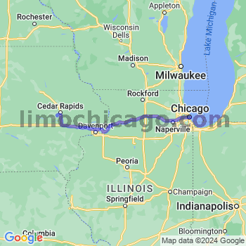 Travel from Fairfax to Chicago Loop Limousine service to Chicago Loop
