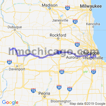 Travel from Lost Nation to Midway airport Limousine service to Midway airport (MDW)