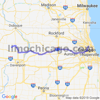 Travel from Lost Nation to O'Hare airport Limousine service to O'Hare airport (ORD)